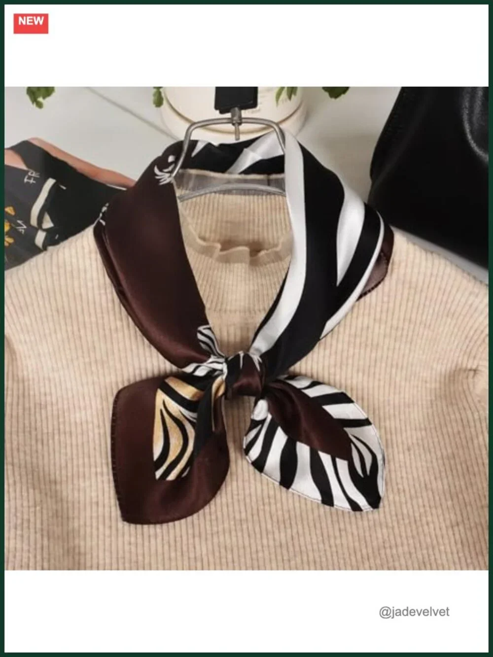 100% Mulberry Silk Neck Scarf 21